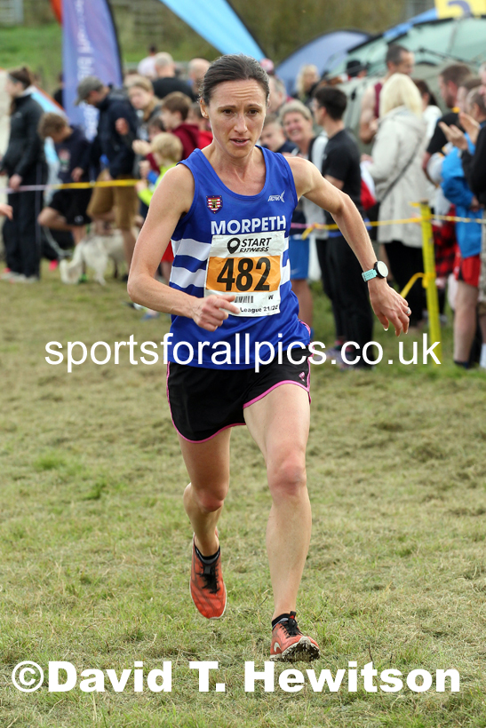 Senior womens 2021 North Eastern Harrier League, Druridge Bay. Photo: David T. Hewitson/Sports for All Pics
